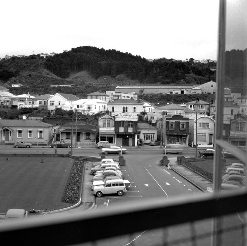 a. Riddiford St opposite hospital, No 7 taken from inside Ward 28