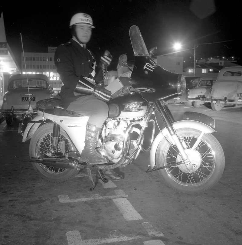 a. Traffic officers in luminous equipment