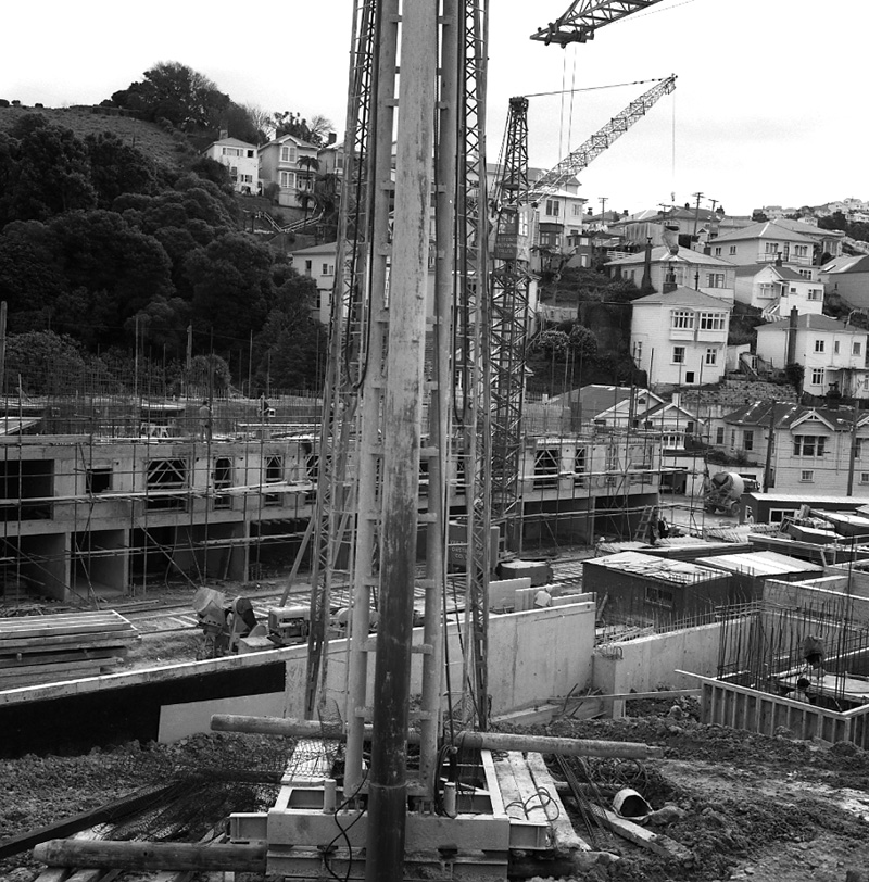 e. Nairn Street Flats - construction