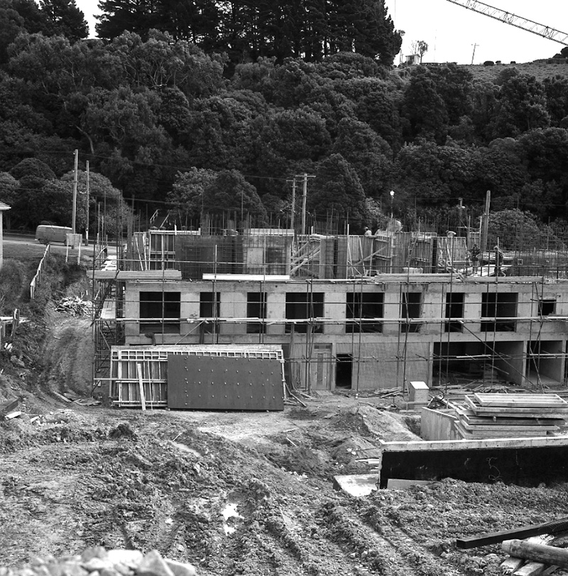 f. Nairn Street Flats - construction