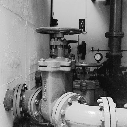 d. Pipes and electrical machinery