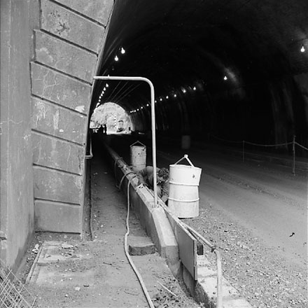 a. Views of entrance and interior of Karori Tunnel. Workmen