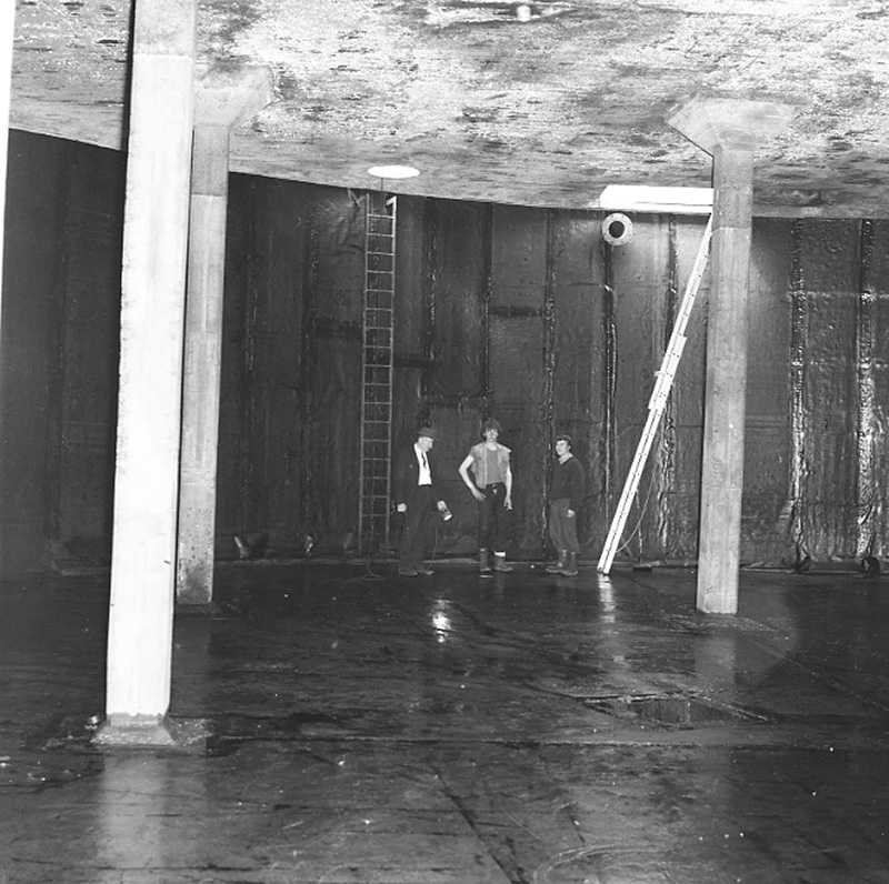 a. Re-lining interior, Onslow Water Tank