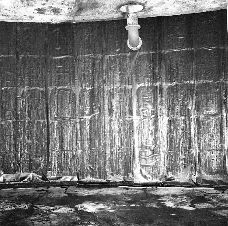 d. Re-lining interior, Onslow Water Tank