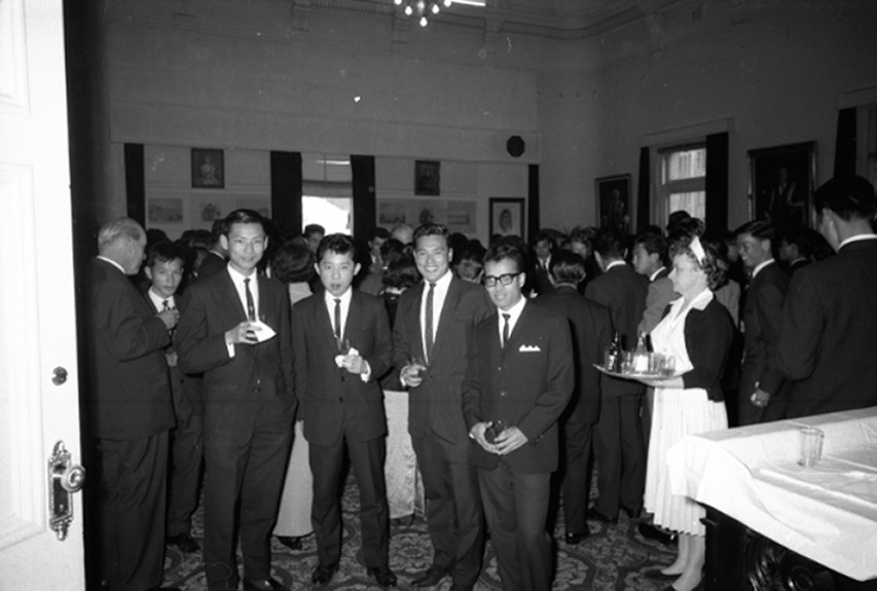 p. Reception to Colombe Plan Students