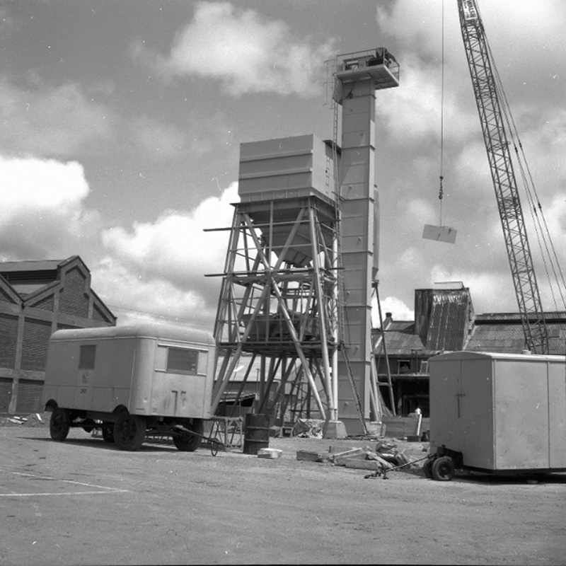 d. Concrete mixer, Corporation Yard