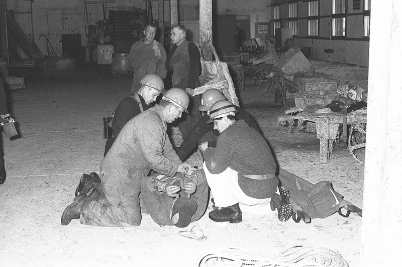 p. Civil defence exercise