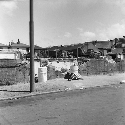 a. Views of site where dwelling has been demolished. Residential area
