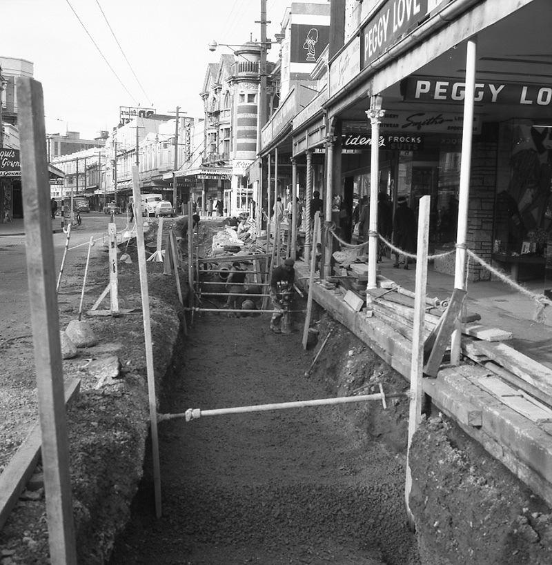 c. Excavations, Willis St-Manners St