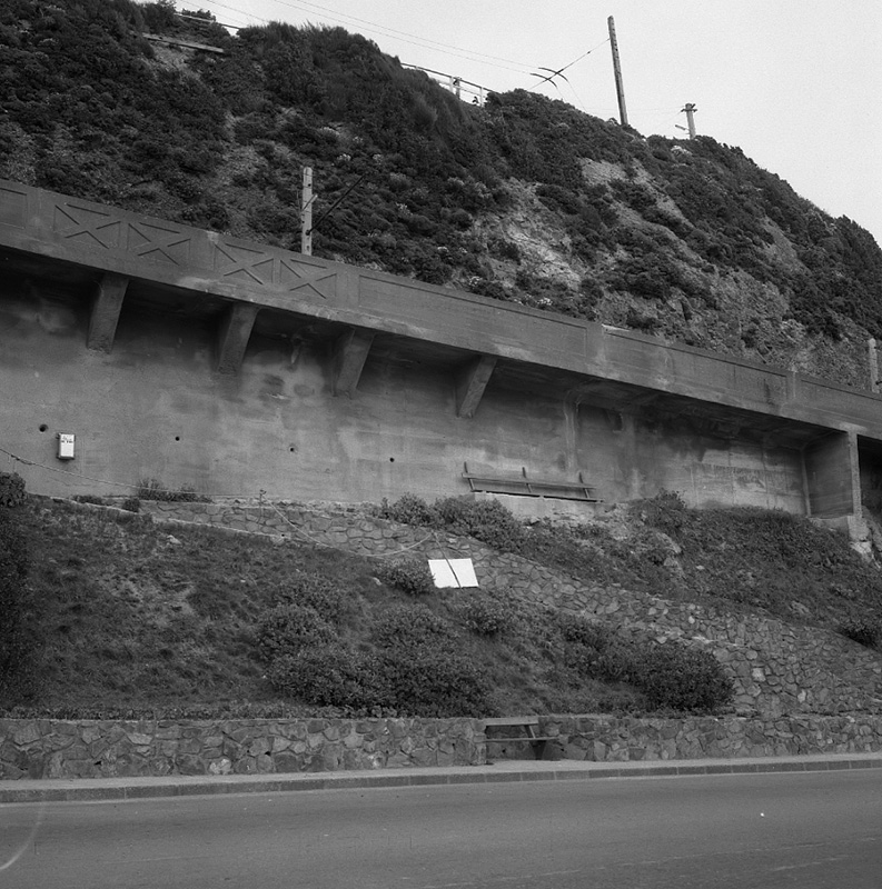 b. Carlton Gore Road, wall