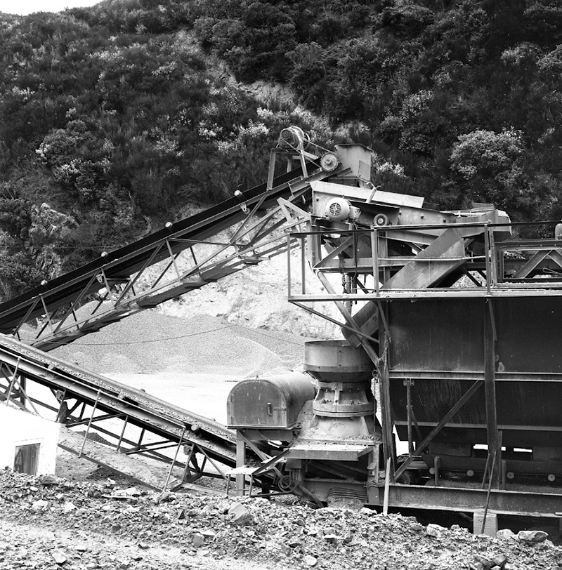 d. Crusher plant, Ngauranga Quarry