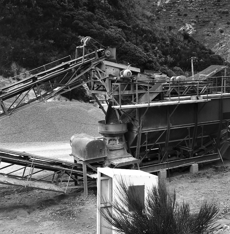 k. Crusher plant, Ngauranga Quarry