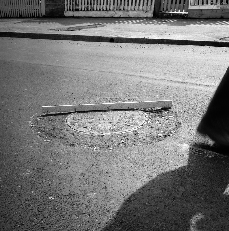 b. Footpaths, Roadways, Manholes