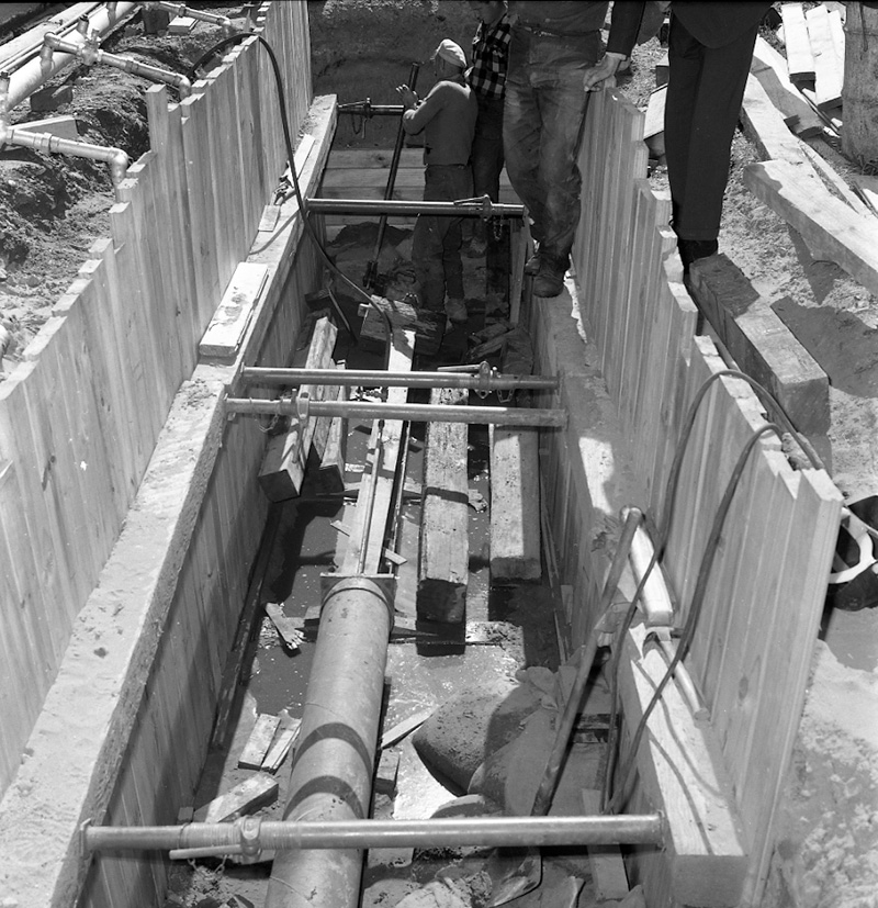 c. Marshall Court Flats, drainage