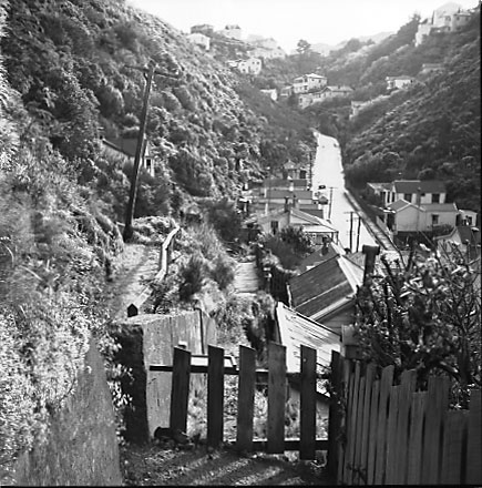 a. Looking along Norway Street, a residential area, Irvine Street is on left
