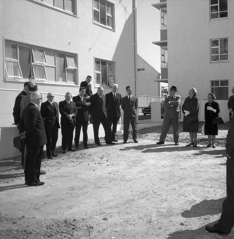 a. Official opening of Hanson Street Flats