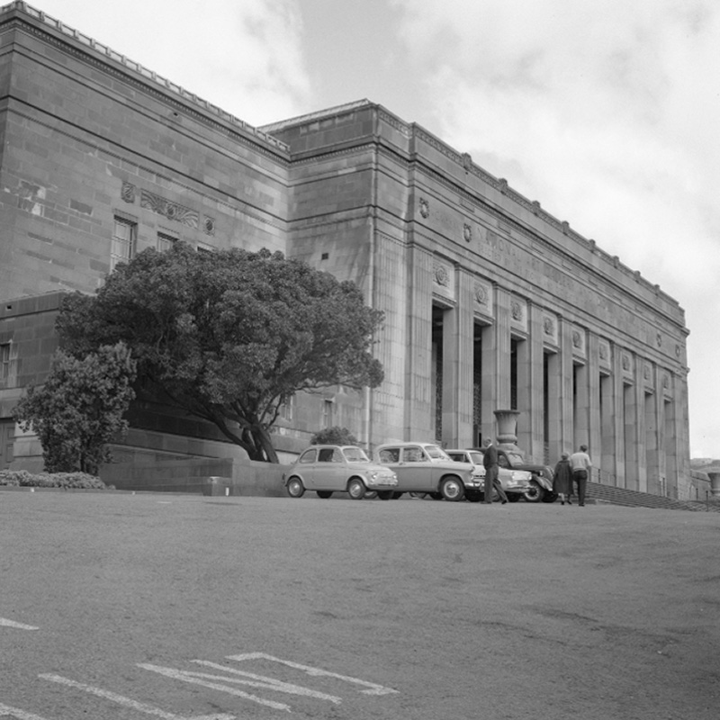 b. Carillon. Front of Art Gallery