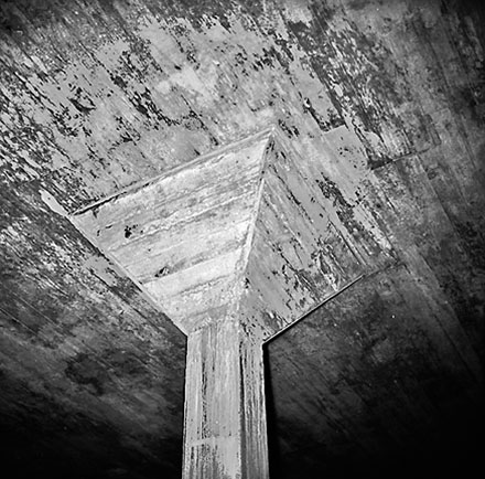 d. Interior of reservoir