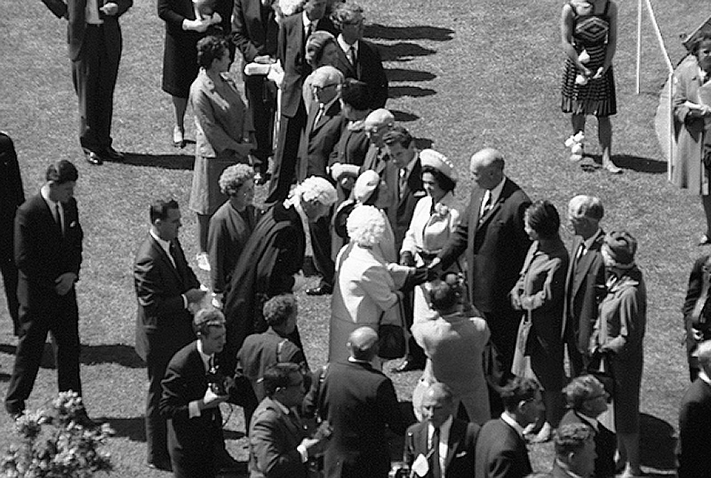 i. Reception for President Johnson, USA, Civic Square - with Mayor Kitts