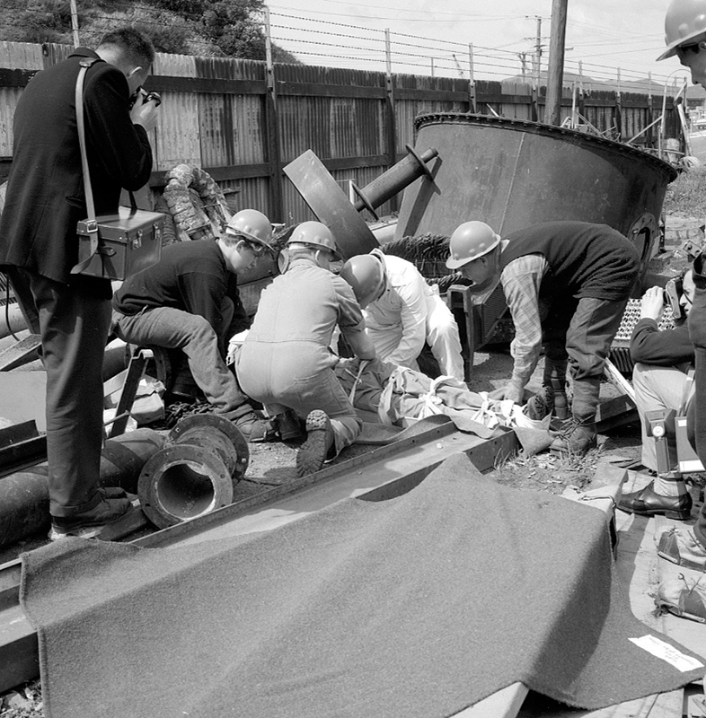 f. Civil Defence Test, Ngauranga Meat Works