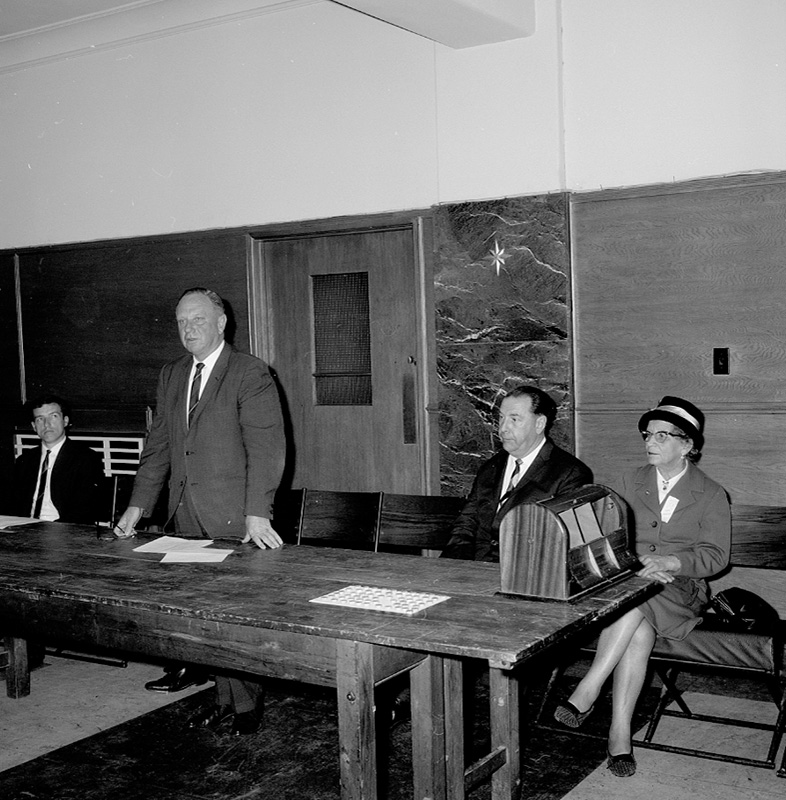 b. Ballot for sections, Green Room