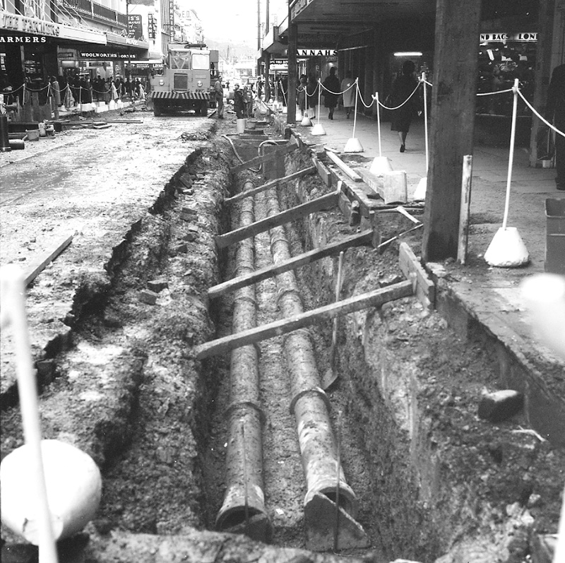 b. Excavation Cuba Street