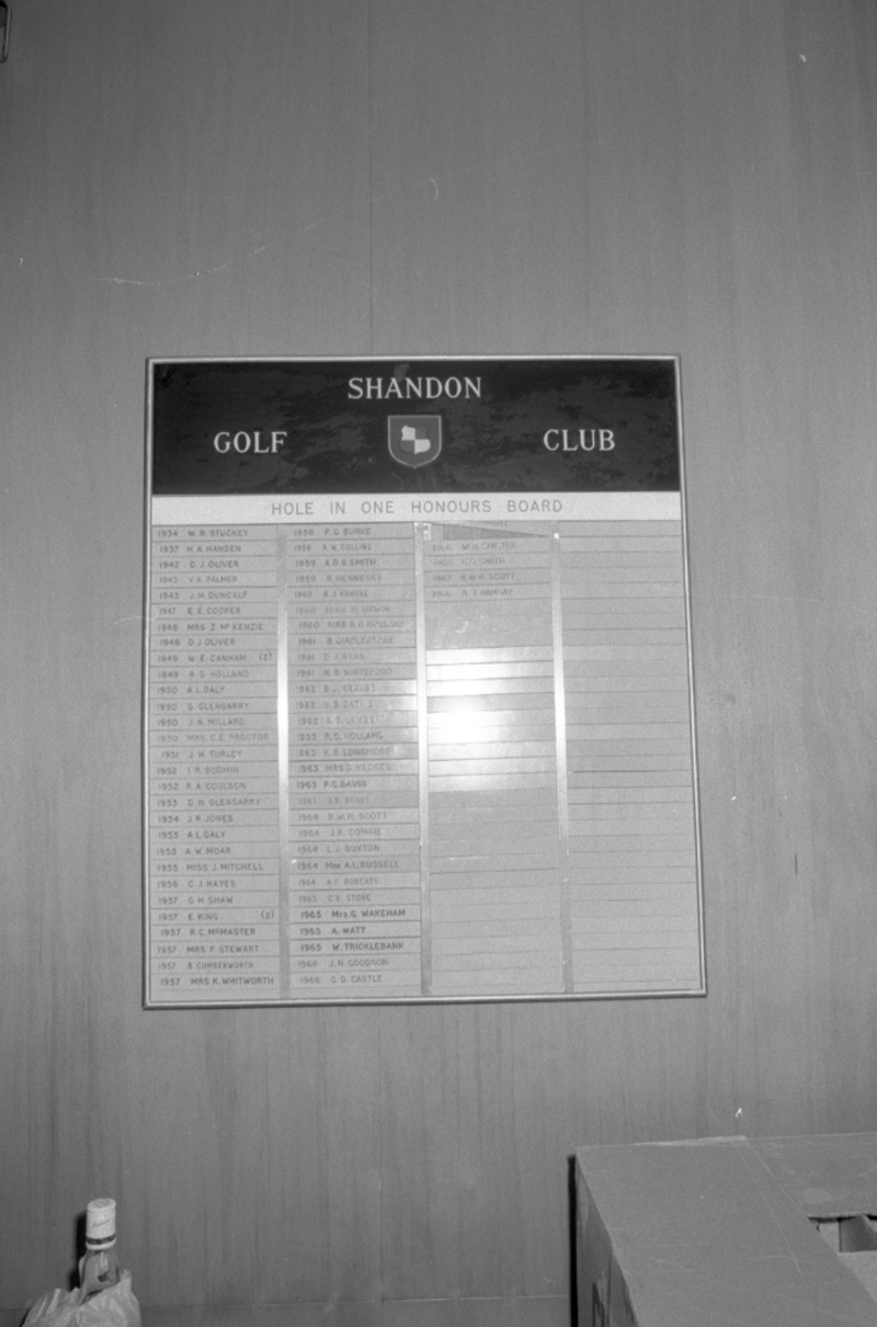 ai. Golf Tournament, Shandon Club