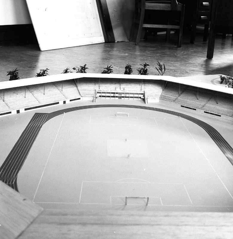 c. Model of stadium