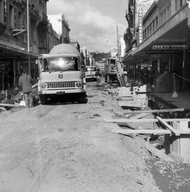 b. Excavation, Cuba Street