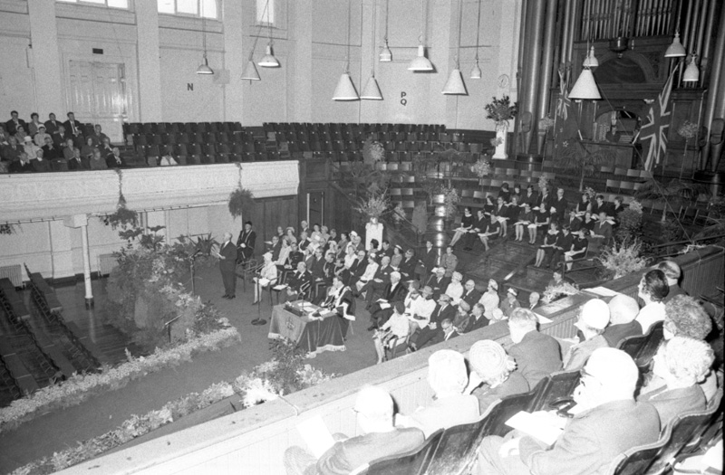 a. Reception, Town Hall, Sir Arthur Porritt