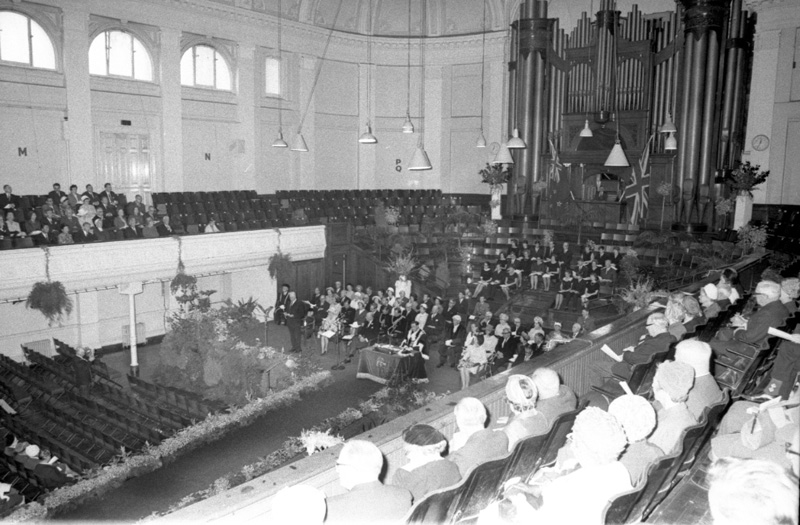 c. Reception, Town Hall, Sir Arthur Porritt