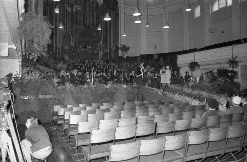 e. Reception, Town Hall, Sir Arthur Porritt