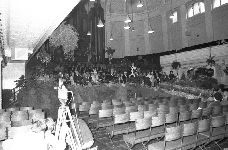 g. Reception, Town Hall, Sir Arthur Porritt