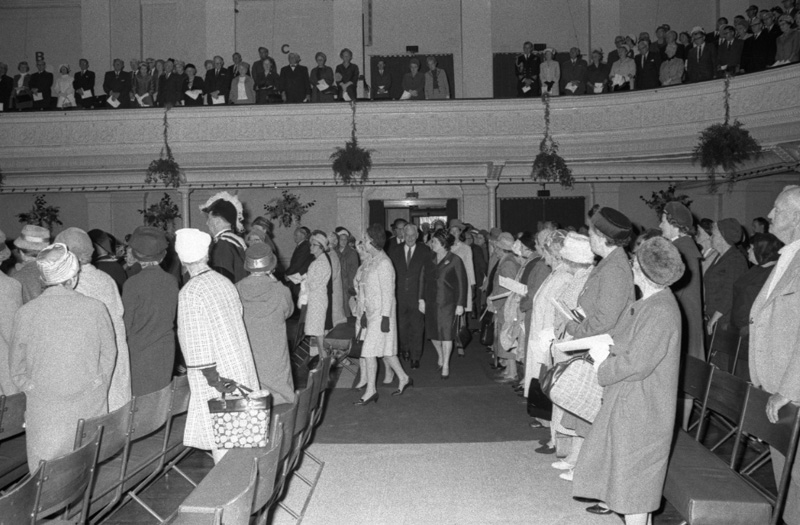 k. Reception, Town Hall, Sir Arthur Porritt