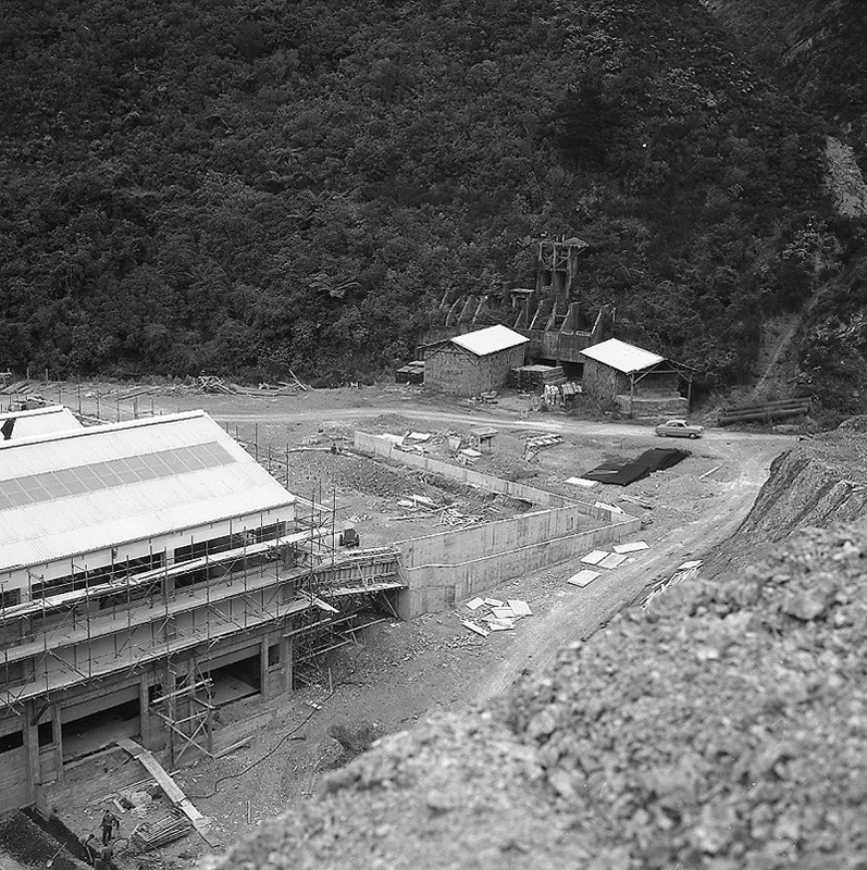 b. New crusher at Kiwi Point Quarry