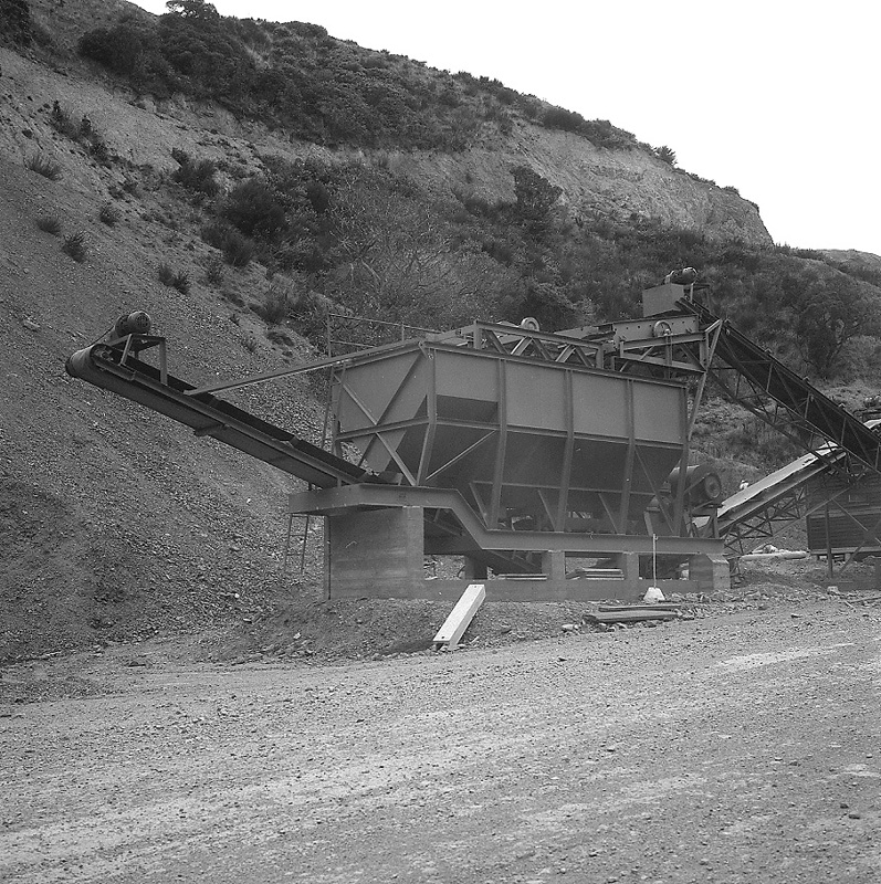 c. New crusher at Kiwi Point Quarry