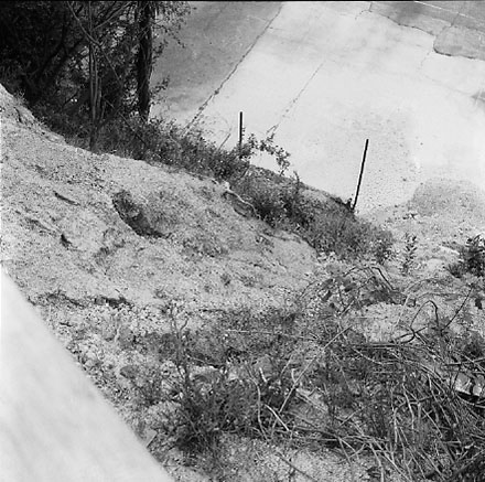 b. Views of slip in residential area