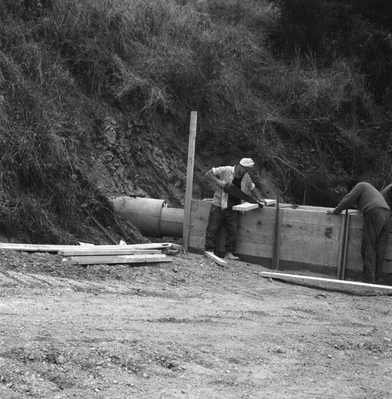 b. Drainage, Fraser Avenue