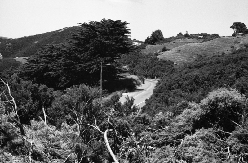 j. Looking south along Burma Road