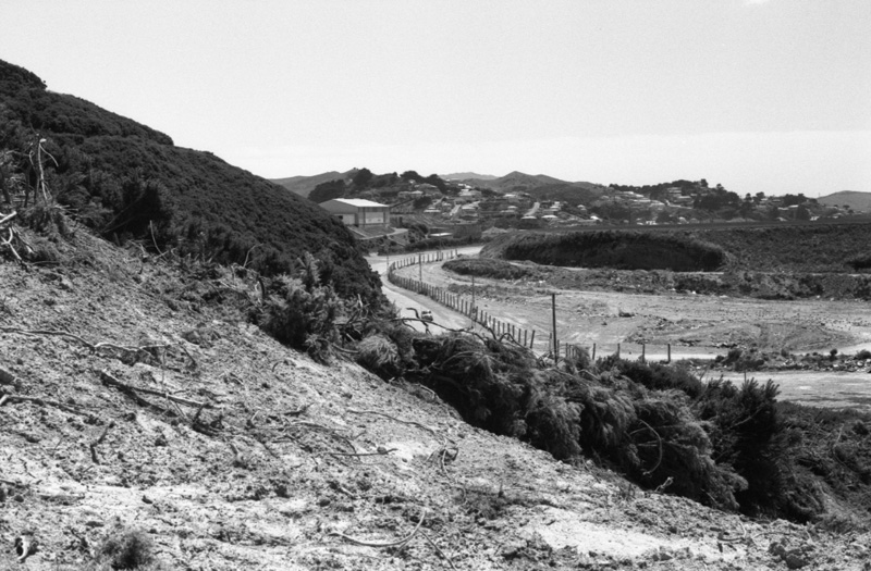 k. Looking towards the Burma Road Tip and Onslow College
