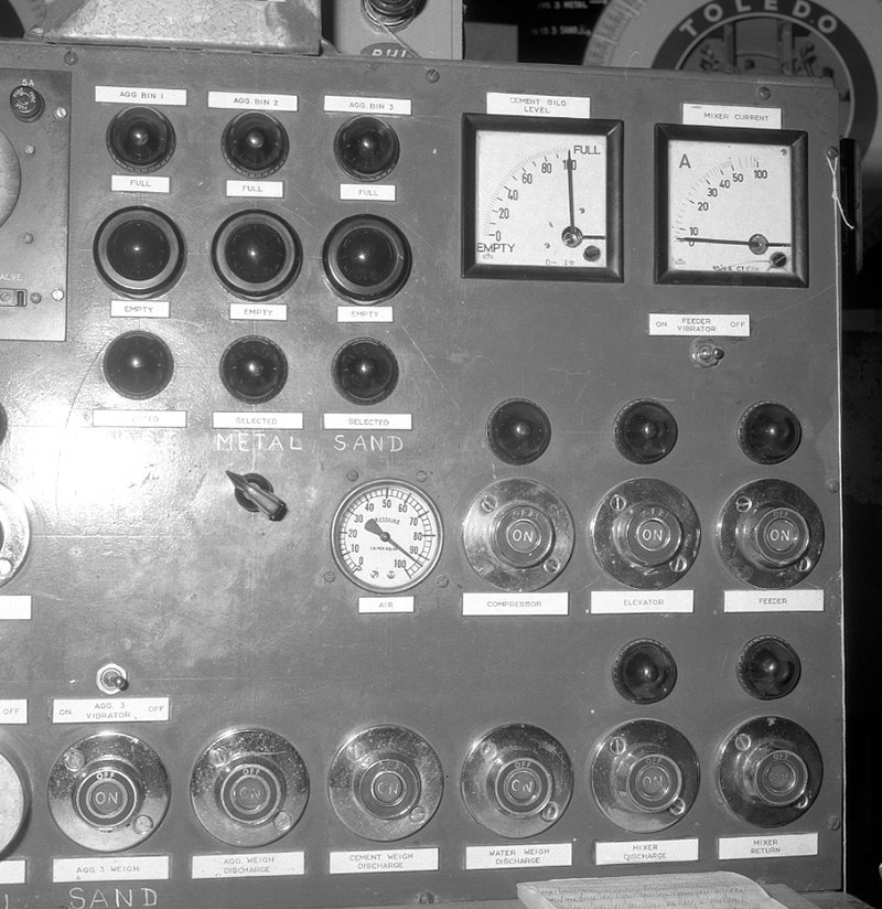 e. Concrete mixer, Corporation Yard