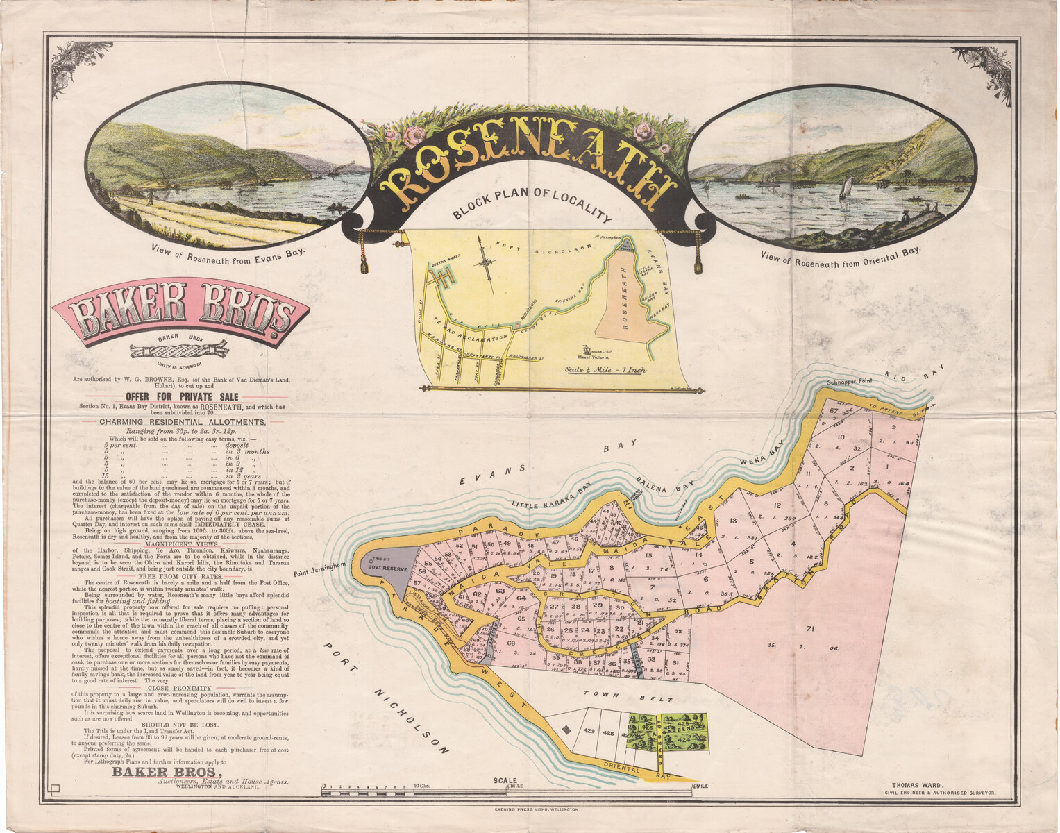 Roseneath, Block Plan of Locality
