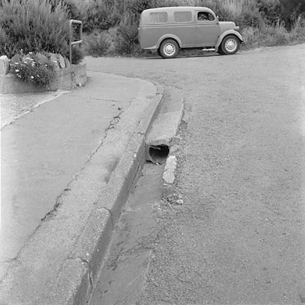 a. views of footpath, kerb and channel