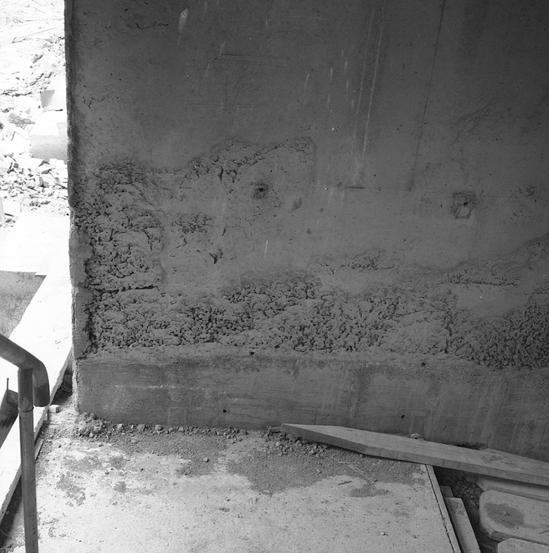 f. Flats, Duncan Terrace - construction