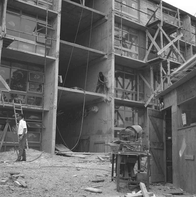 i. Flats, Duncan Terrace - construction