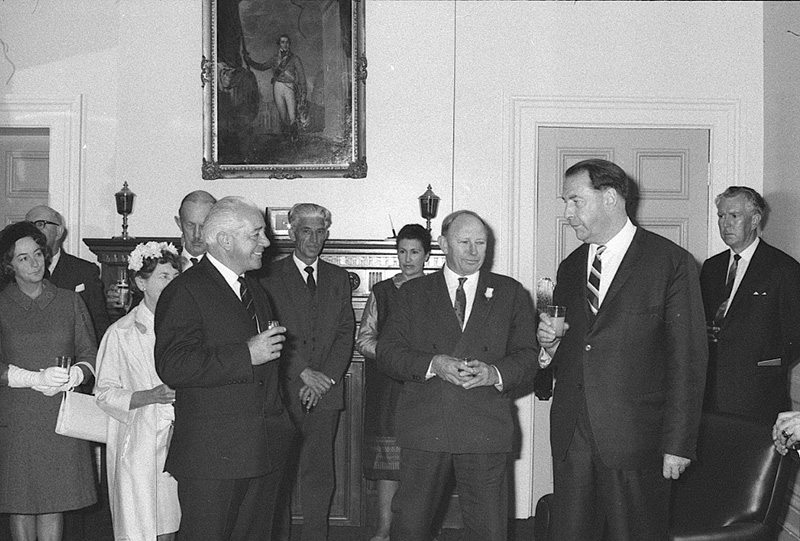 ac. Reception, Mr Holt, Australian Prime Minister