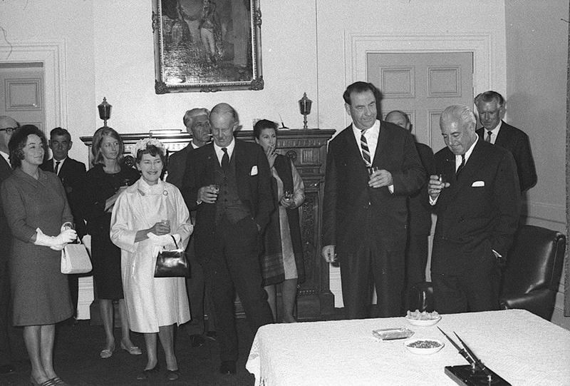 ae. Reception, Mr Holt, Australian Prime Minister