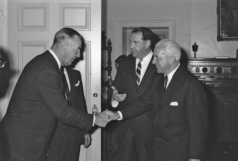 b. Reception, Mr Holt, Australian Prime Minister