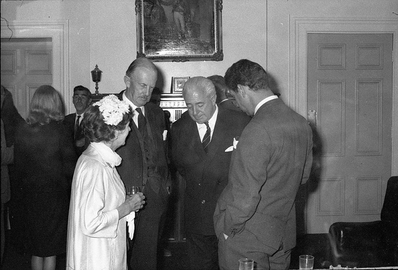 k. Reception, Mr Holt, Australian Prime Minister
