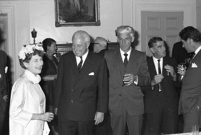 m. Reception, Mr Holt, Australian Prime Minister